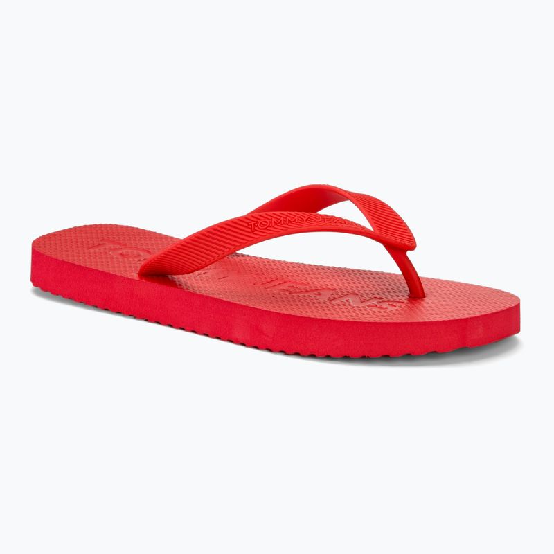 Șlapi pentru bărbați Tommy Jeans Beach Flip Flop deep crimson