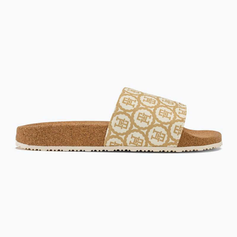 Papuci pentru femei Tommy Hilfiger Emblem Cork Slide calico 2