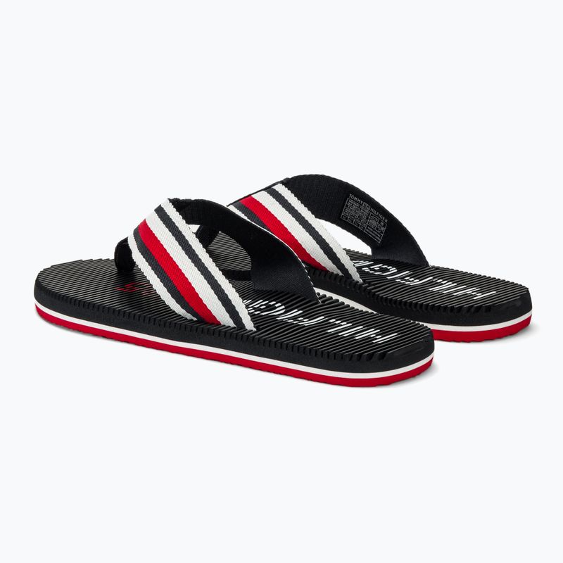 Papuci pentru bărbați Tommy Hilfiger Massage Footbed Oly Beach Sandal desert sky 3
