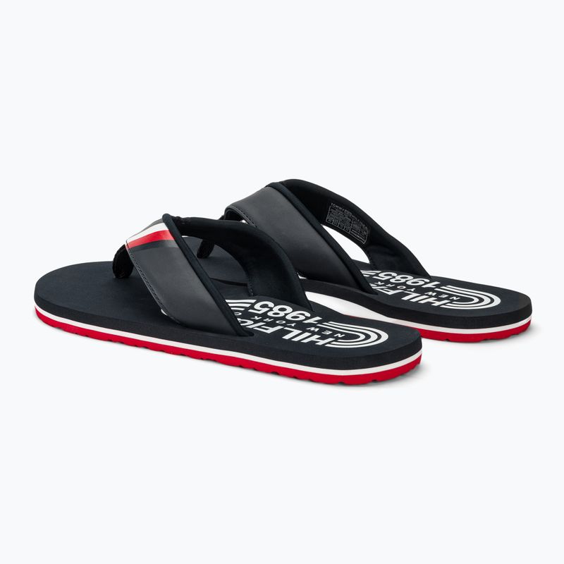 Papuci pentru bărbați Tommy Hilfiger Rwb Padded Beach Sandal DW5 desert sky