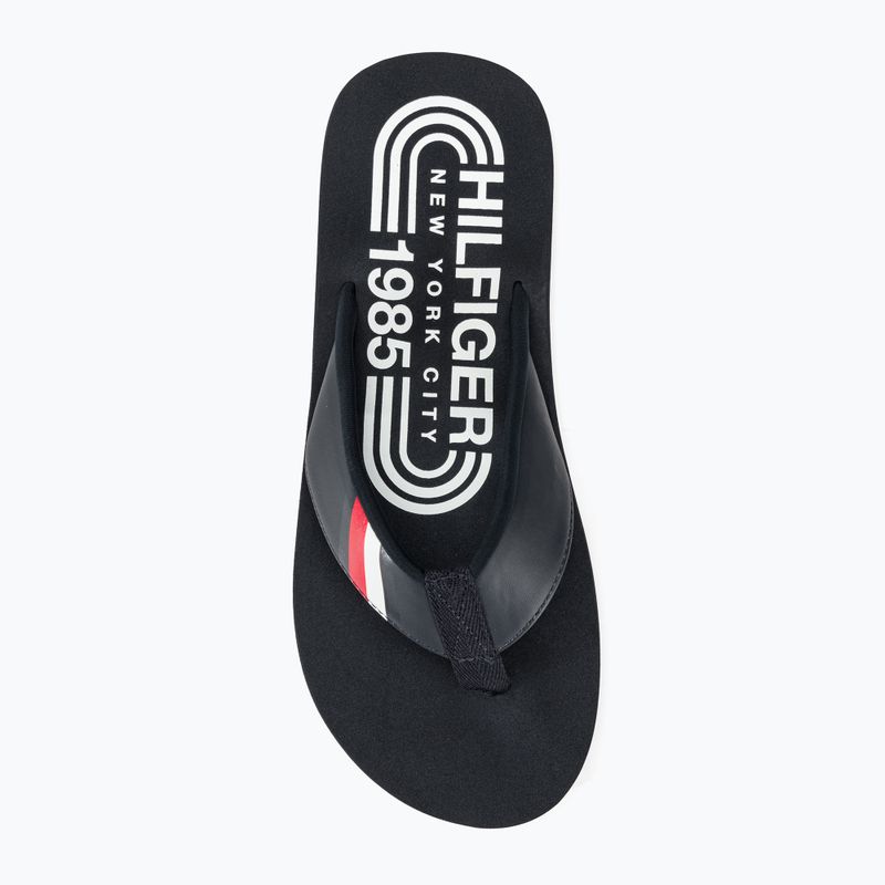 Papuci pentru bărbați Tommy Hilfiger Rwb Padded Beach Sandal DW5 desert sky