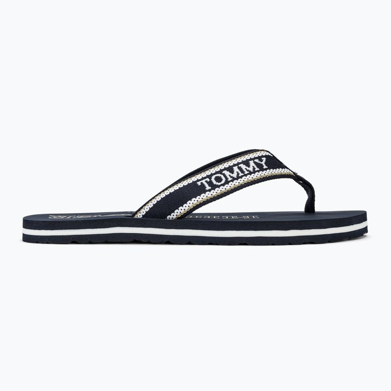 Papuci pentru femei Tommy Hilfiger Beach Sandal space blue 2