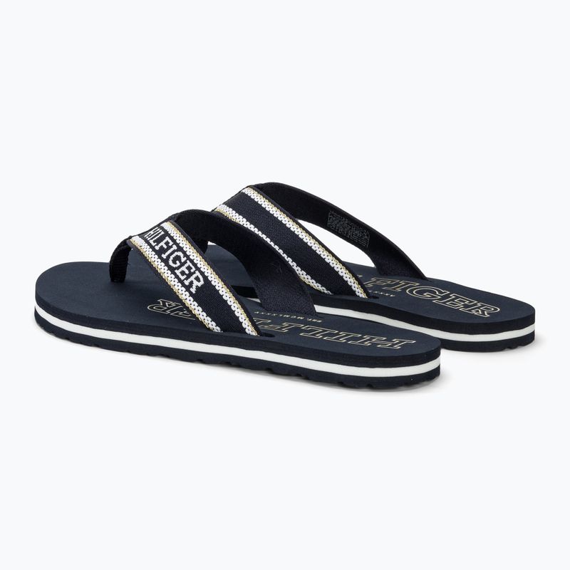 Papuci pentru femei Tommy Hilfiger Beach Sandal space blue 3