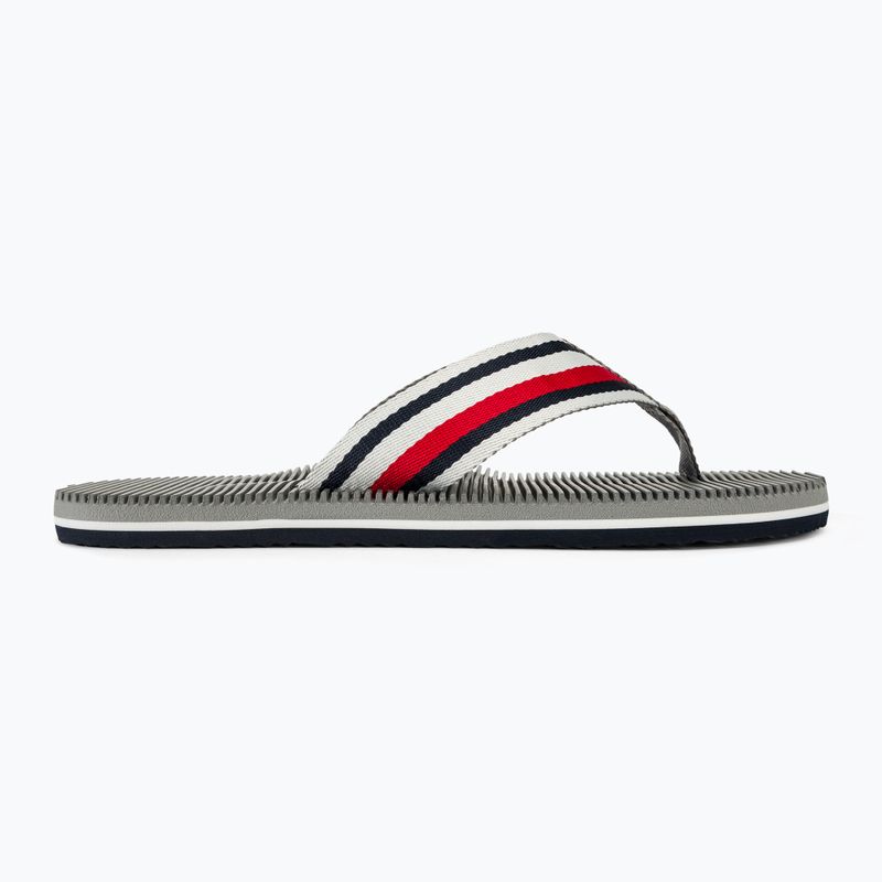 Papuci pentru bărbați Tommy Hilfiger Massage Footbed Oly Beach Sandal antique silver 2