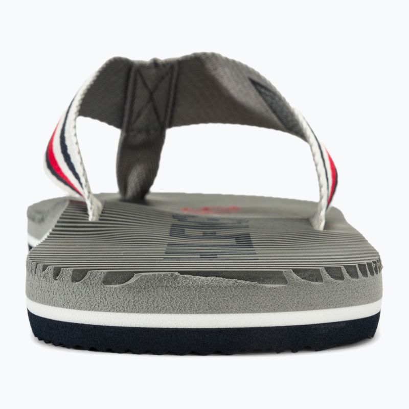 Papuci pentru bărbați Tommy Hilfiger Massage Footbed Oly Beach Sandal antique silver 6