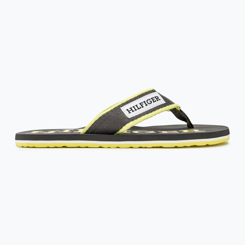 Papuci pentru bărbați Tommy Hilfiger Patch Beach Sandal dark ash 2