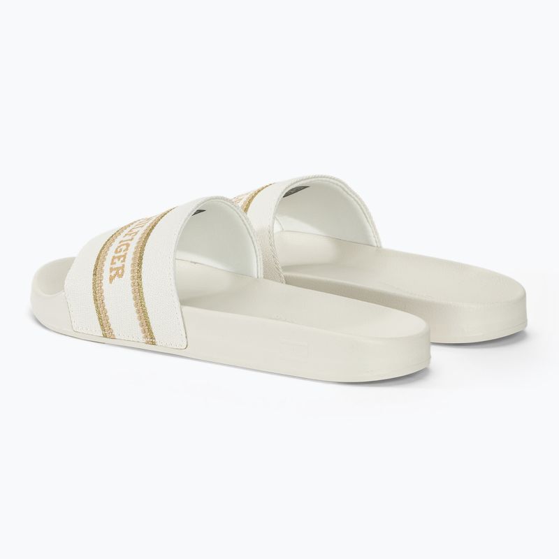 Papuci pentru femei Tommy Hilfiger Poolslide With Webbing ecru 3