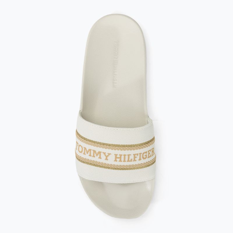 Papuci pentru femei Tommy Hilfiger Poolslide With Webbing ecru 6