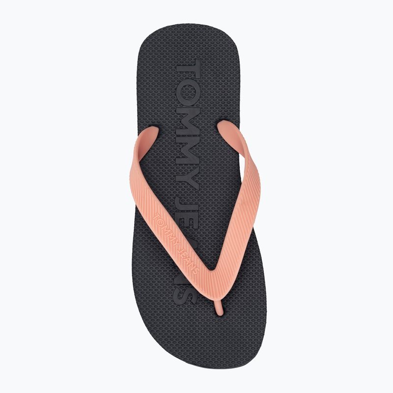 Șlapi pentru femei Tommy Jeans Logo Flip Flop tickled pink 5