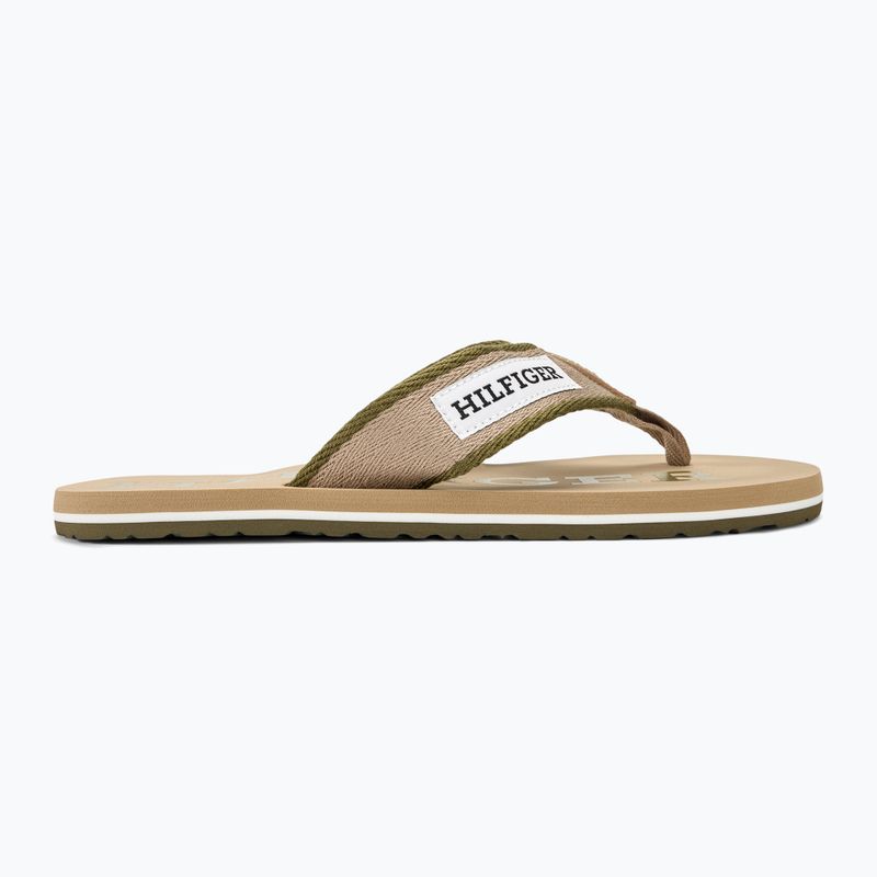Papuci pentru bărbați Tommy Hilfiger Patch Beach Sandal beige 2
