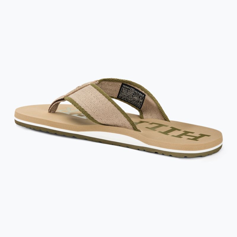 Papuci pentru bărbați Tommy Hilfiger Patch Beach Sandal beige 3