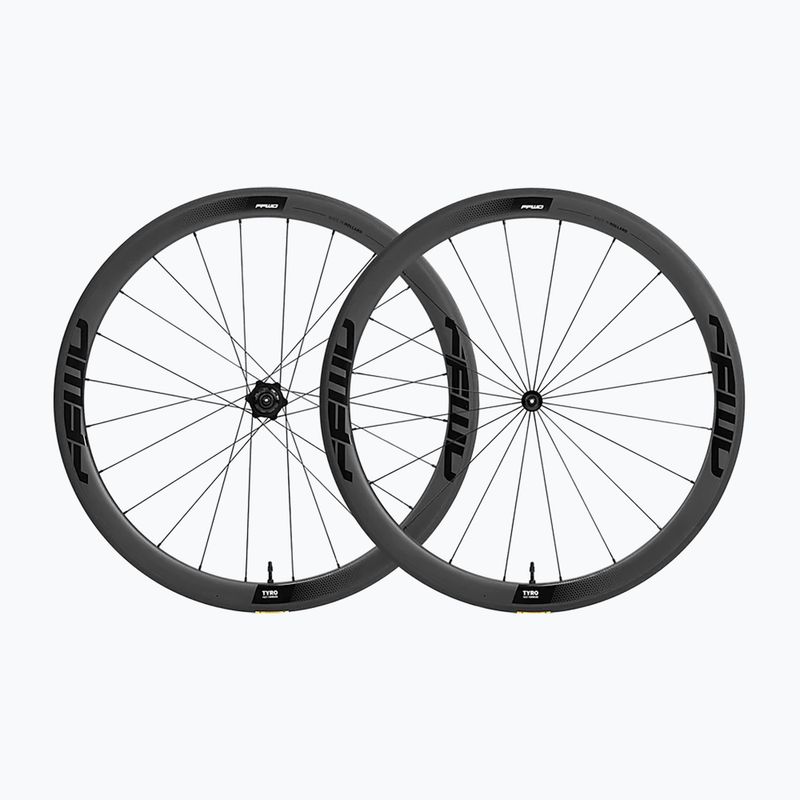 FFWD Tyro 2.0 FCC SP 20H/24H RB Shimano roți de bicicletă negre FFWD Tyro 2.0 FCC SP 20H/24H RB Shimano