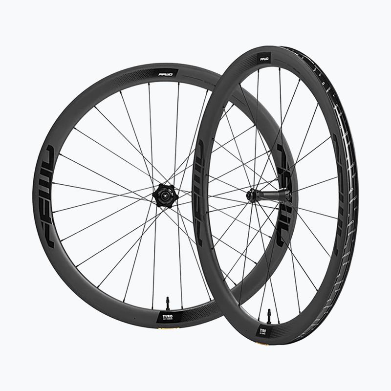 FFWD Tyro 2.0 FCC SP 20H/24H RB XDR Sram roți de bicicletă neagră FFWD Tyro 2.0 FCC SP 20H/24H RB XDR Sram negru 2