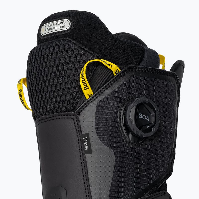 Încălțăminte de snowboard pentru bărbați Bataleon Rave Double BOA black 10