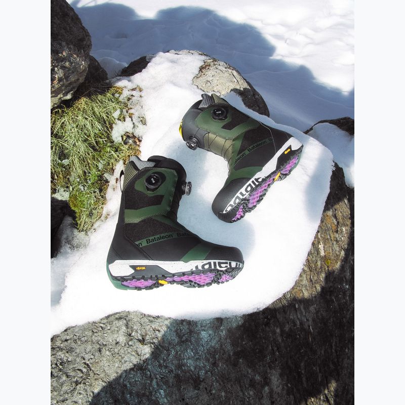 Încălțăminte de snowboard pentru bărbați Bataleon Salsa Double BOA green 10