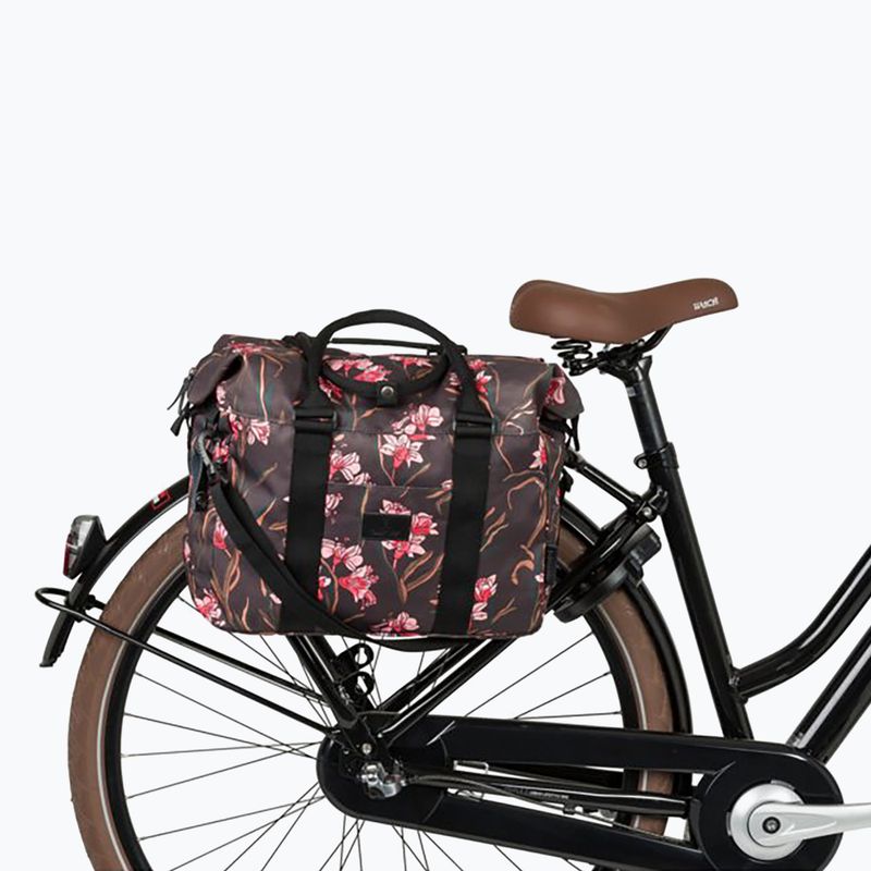 Geantă de bicicletă pentru portbagaj FastRider Nyla Shopper Single Bike Bag Trend Click'nGo 20 l flourish 8