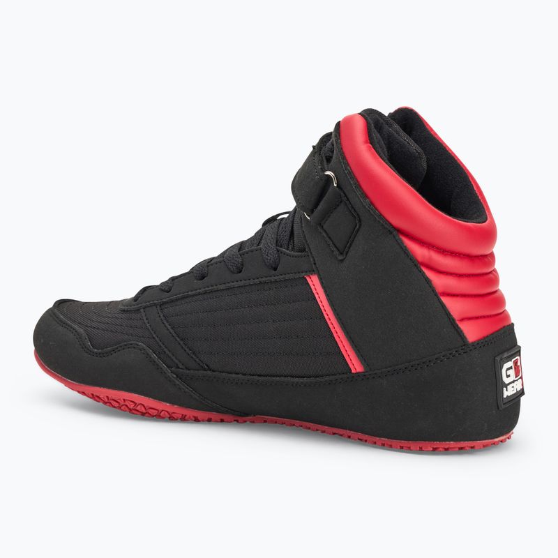 Încălțăminte de antrenament pentru bărbați  Gorilla Wear Classic High Tops black/red 3