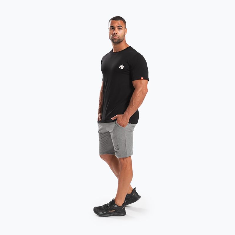 Tricou de antrenament pentru bărbați Gorilla Wear Warren black 2