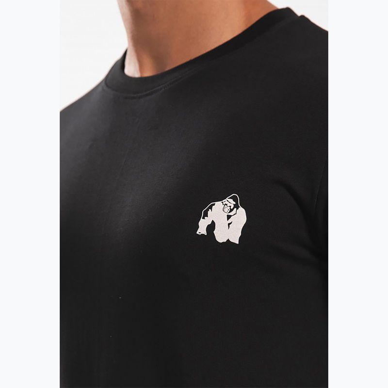 Tricou de antrenament pentru bărbați Gorilla Wear Warren black 4