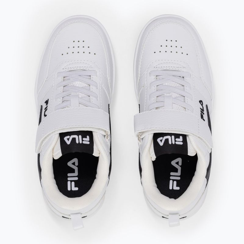 Încălțăminte pentru copii FILA Rega Nf Velcro white/black 5