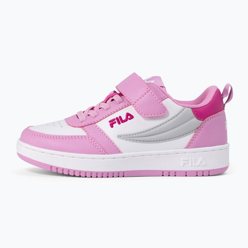 Încălțăminte pentru copii FILA Rega Nf Velcro white/moonlite mauve