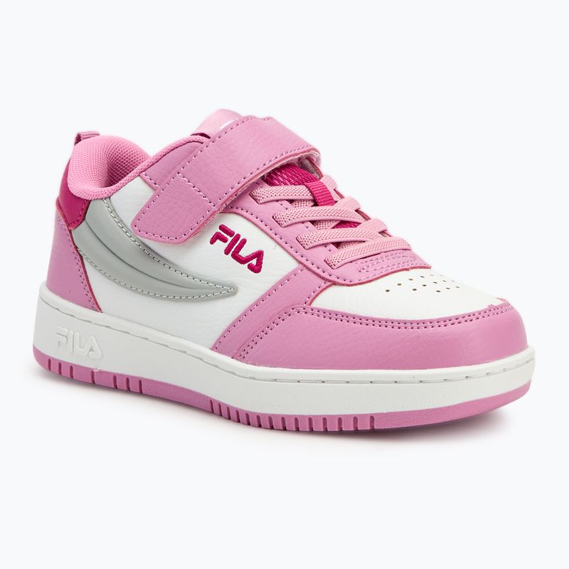 Încălțăminte pentru copii FILA Rega Nf Velcro white/moonlite mauve