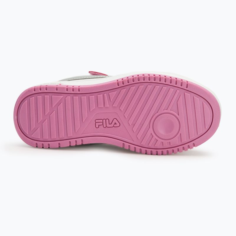 Încălțăminte pentru copii FILA Rega Nf Velcro white/moonlite mauve