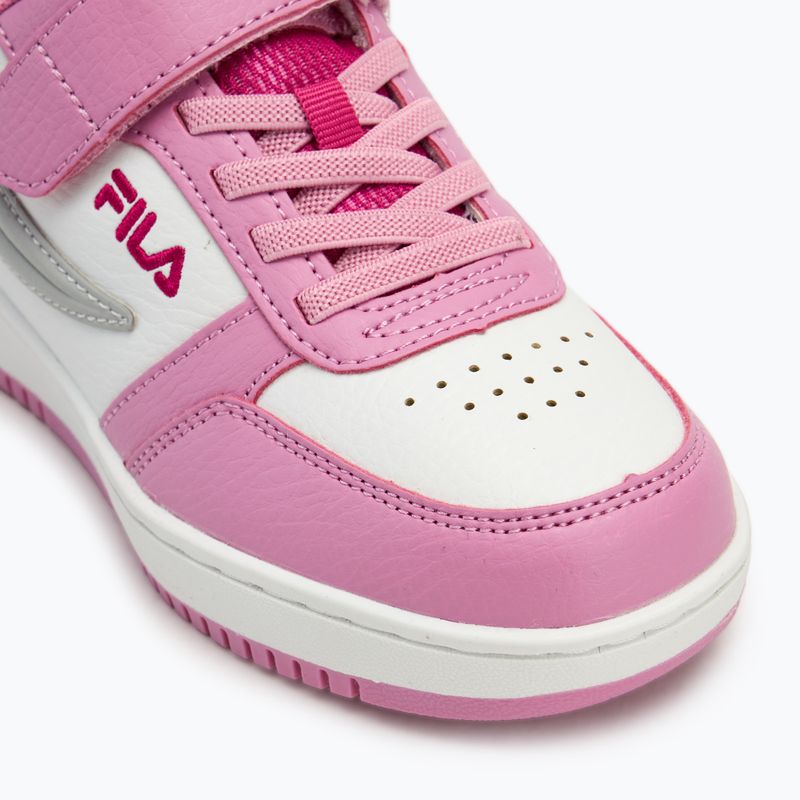 Încălțăminte pentru copii FILA Rega Nf Velcro white/moonlite mauve