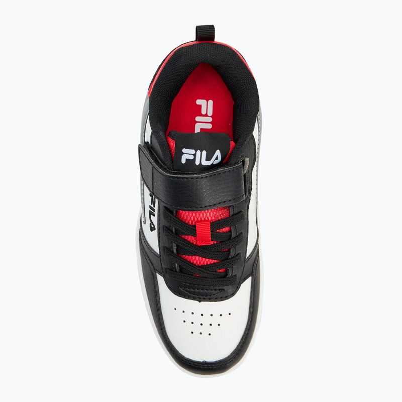 Încălțăminte pentru copii FILA Rega Nf Velcro white/black/fila red