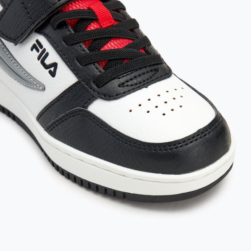 Încălțăminte pentru copii FILA Rega Nf Velcro white/black/fila red