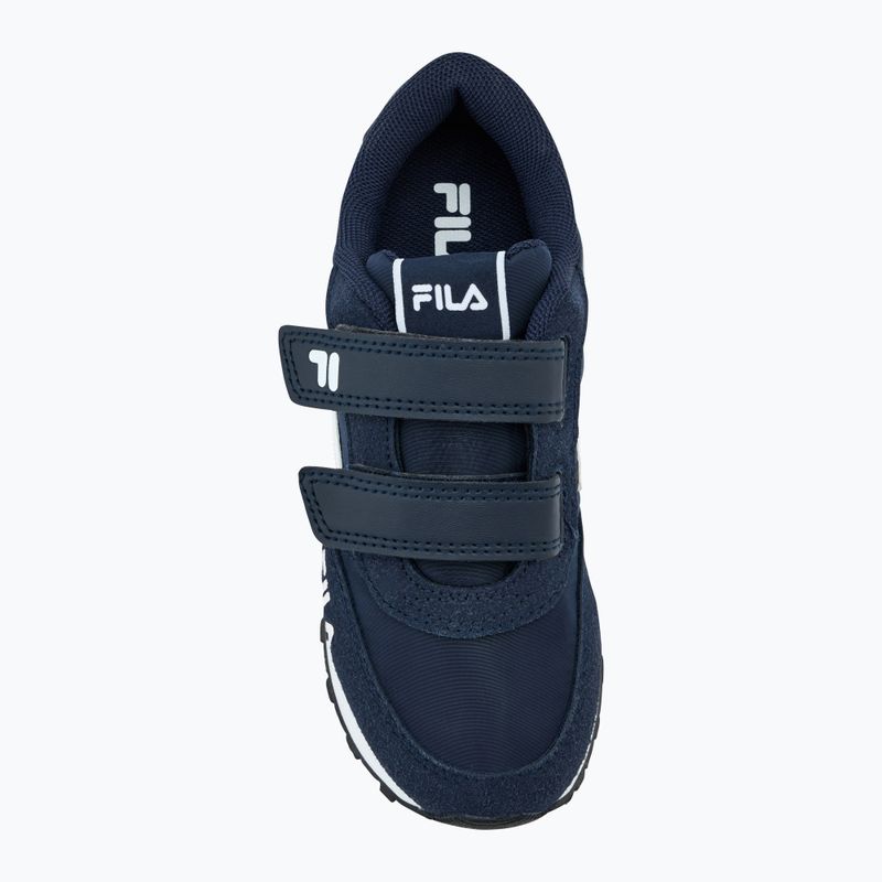 Încălțăminte pentru copii FILA Orbit Revolution Velcro fila navy 5
