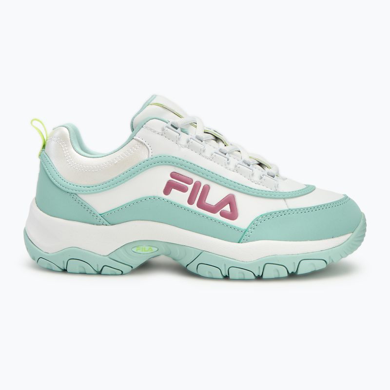Încălțăminte pentru femei FILA Strada Logo white/harbor gray 2