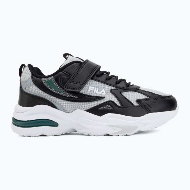 Încălțăminte pentru copii FILA Madrun Velcro black/posy green 2