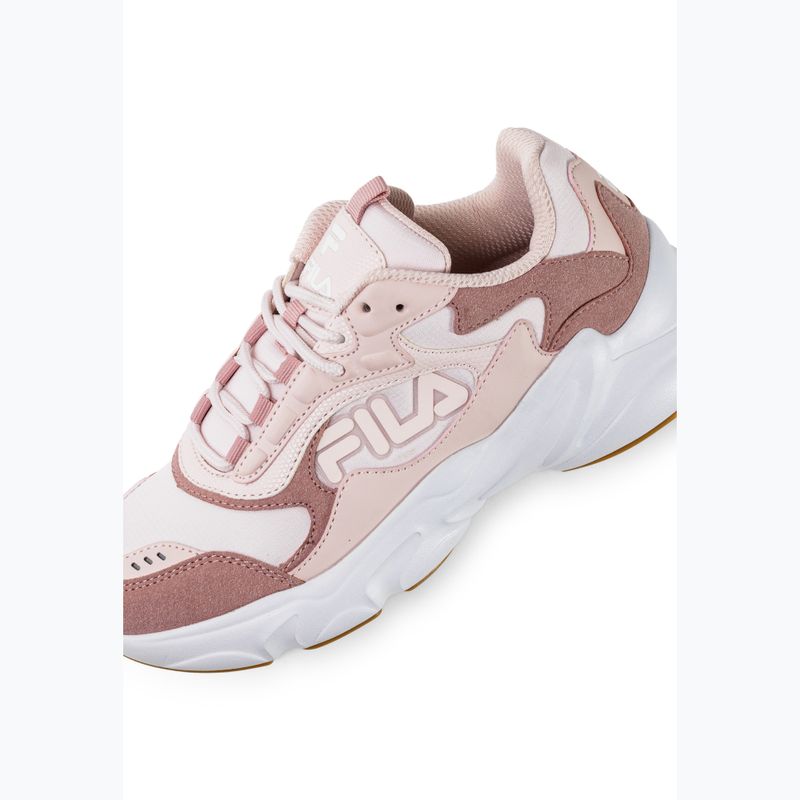 Pantofi FILA Collene Logo pale mauve/white 13
