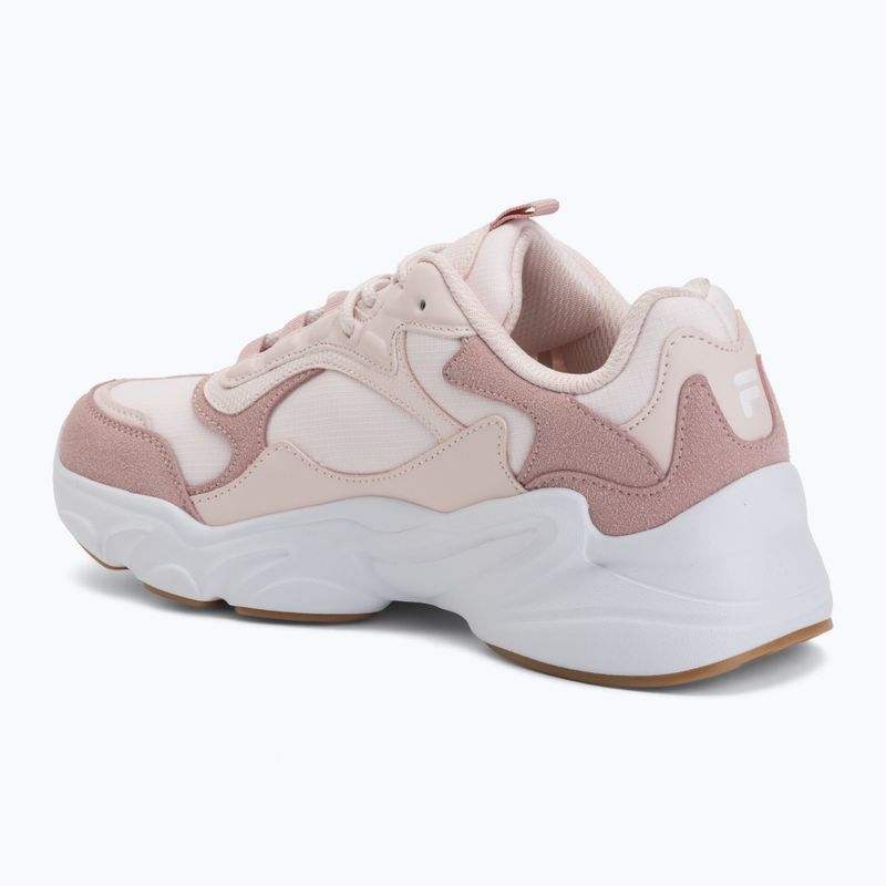 Pantofi FILA Collene Logo pale mauve/white 3