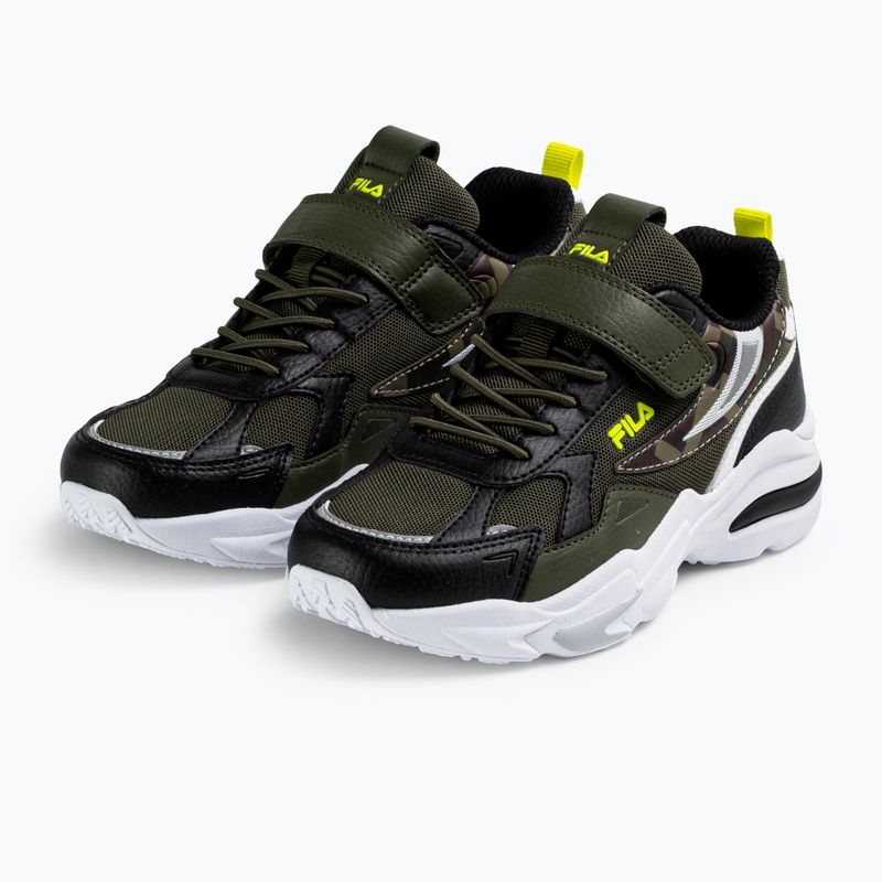 Încălțăminte pentru copii FILA Madrun Velcro olive night 2