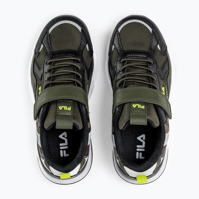 Încălțăminte pentru copii FILA Madrun Velcro olive night 5