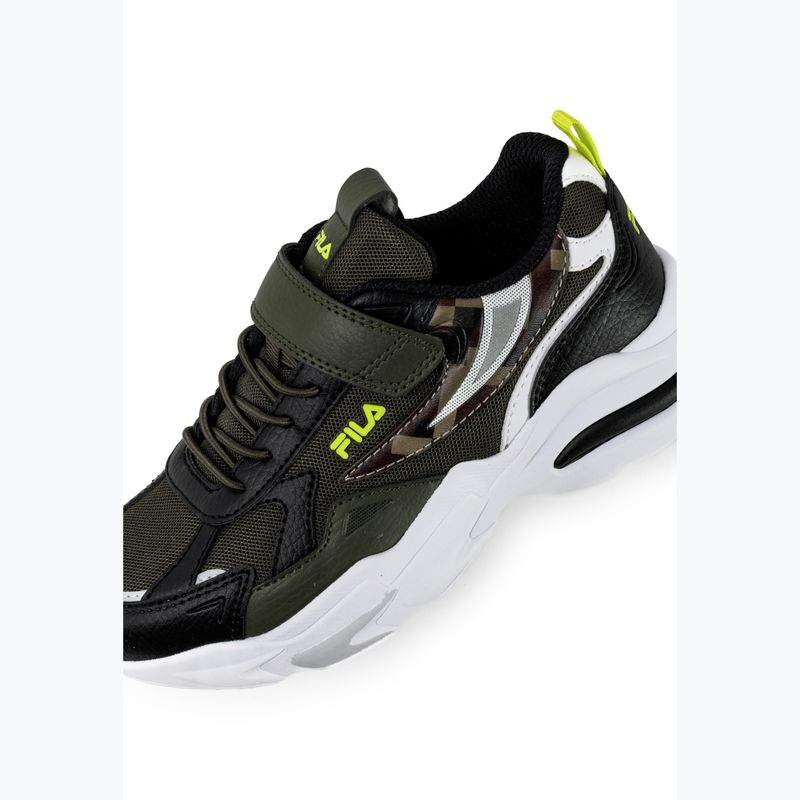 Încălțăminte pentru copii FILA Madrun Velcro olive night 6
