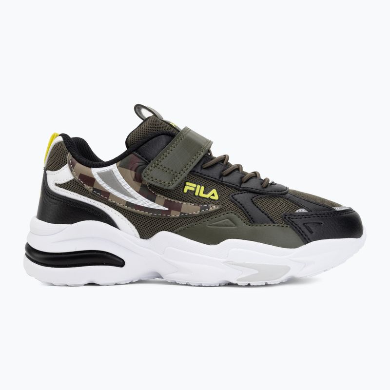 Încălțăminte pentru copii FILA Madrun Velcro olive night 2