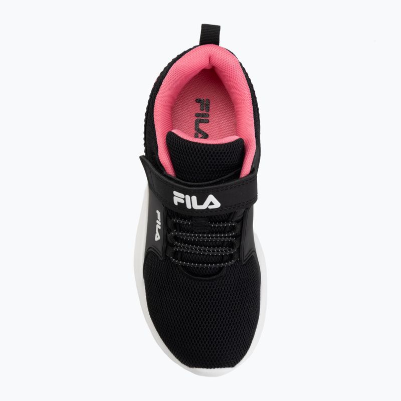 Încălțăminte pentru copii FILA Madrun Velcro black/sangria sunset 5
