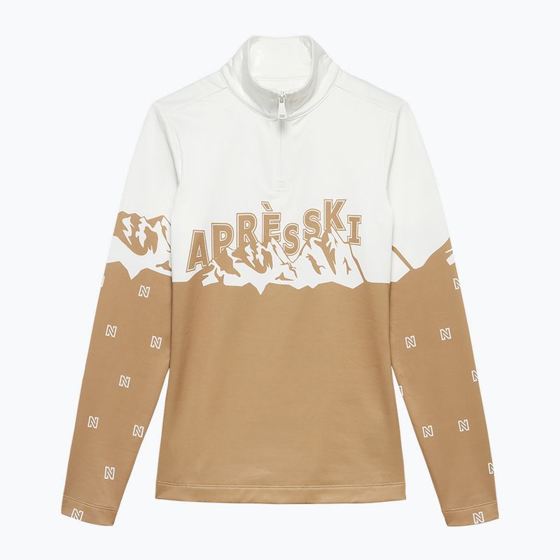 Bluză de schi pentru femei Nikkie Nantes Apres Ski Pully hummus 3