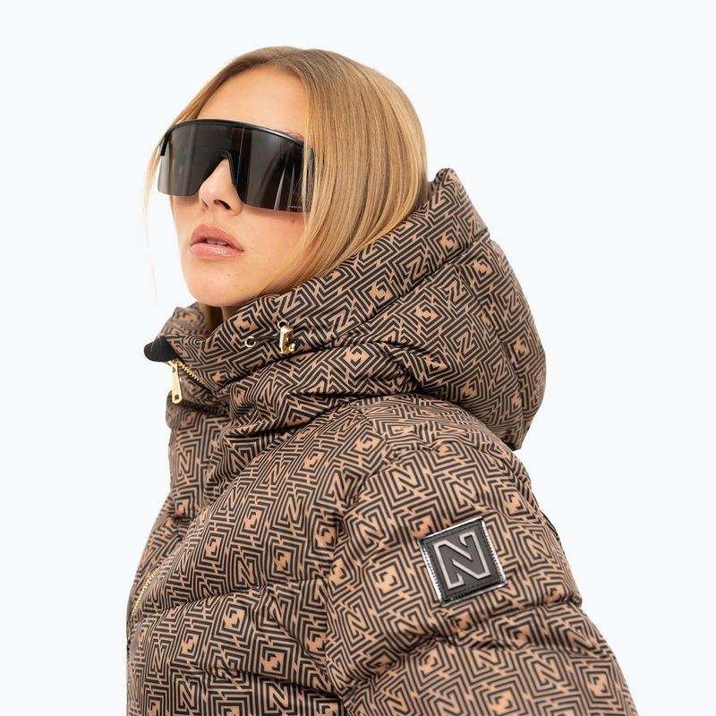 Geacă de schi pentru femei Nikkie Newport Logo camel 2