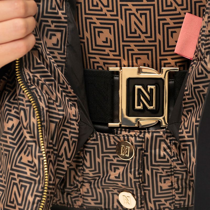 Geacă de schi pentru femei Nikkie Newport Logo camel 5