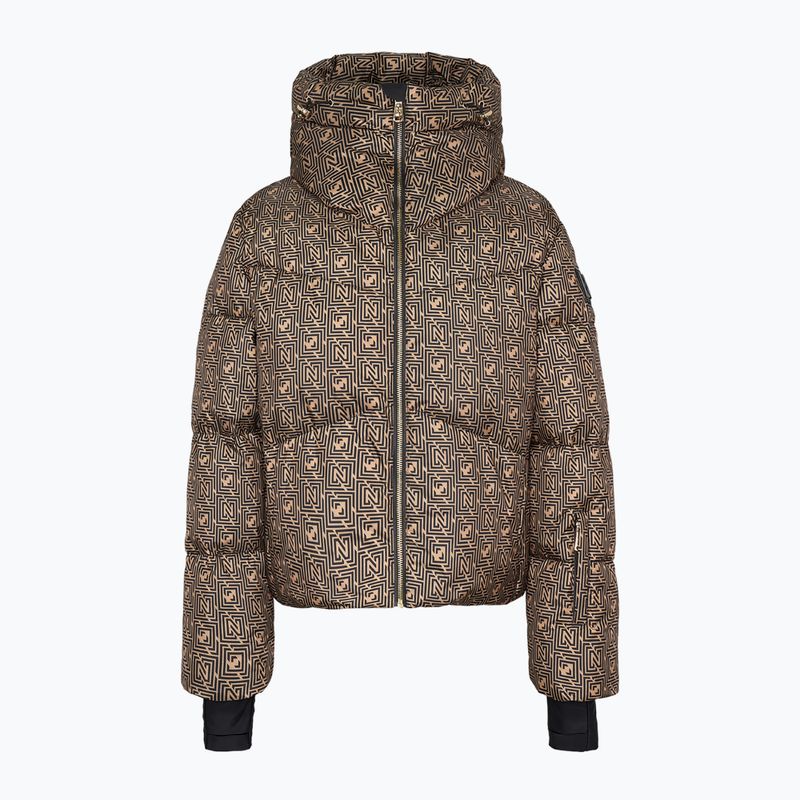 Geacă de schi pentru femei Nikkie Newport Logo camel 6