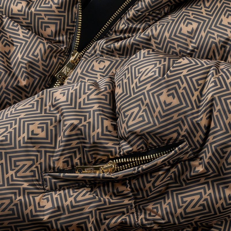 Geacă de schi pentru femei Nikkie Newport Logo camel 7