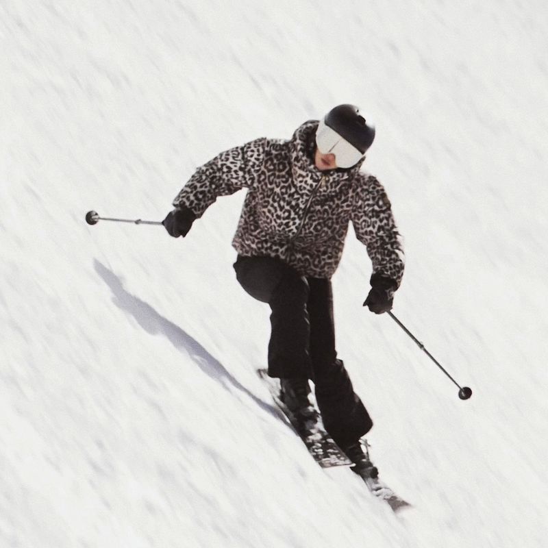 Geacă de schi pentru femei Nikkie Newport Leopard hummus 8