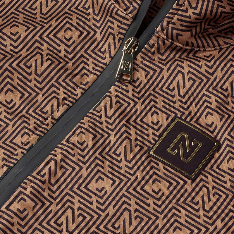 Bluză de schi pentru femei Nikkie Nantes Logo Ski Pully camel 4