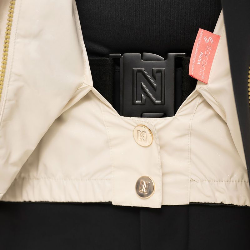 Geacă de schi pentru femei Nikkie Numa Glitter cream 5