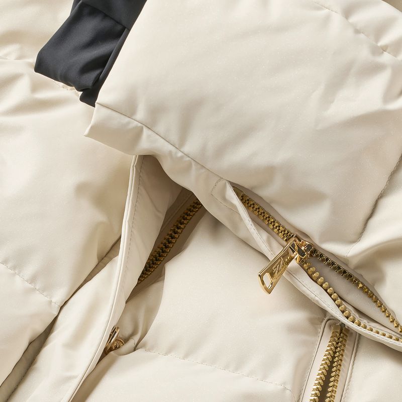 Geacă de schi pentru femei Nikkie Numa Glitter cream 7