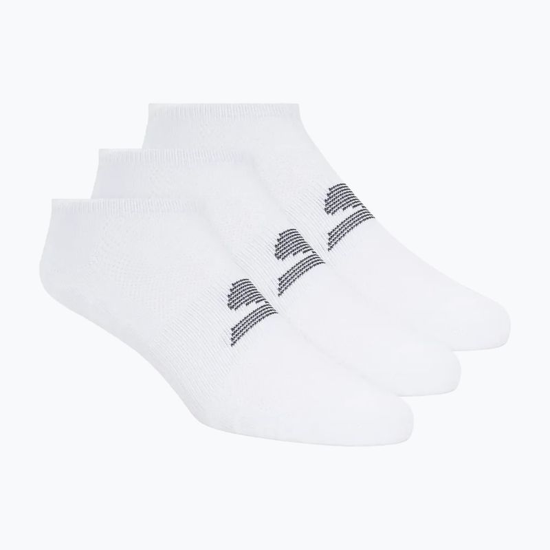 Șosete pentru bărbați SKECHERS Microfiber Non Terry No Show 3 pary white traditional
